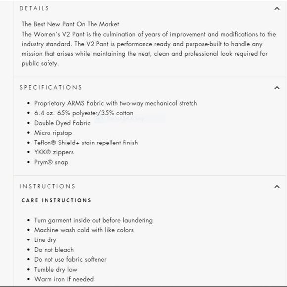 NWT First Tactical Women's V2 cargo pant size 2 police law EMS - Picture 6 of 6